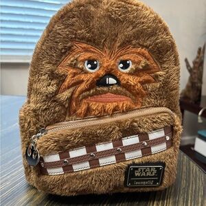 Loungefly Star Wars Chewbacca Mini Backpack. NWT